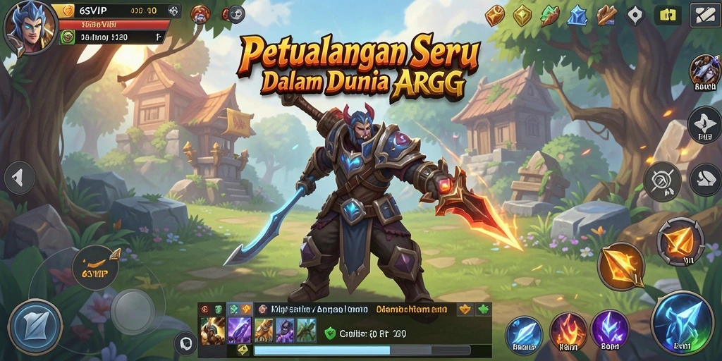Tampilan gameplay epik dari 6SVIP dengan pertempuran yang mendebarkan.