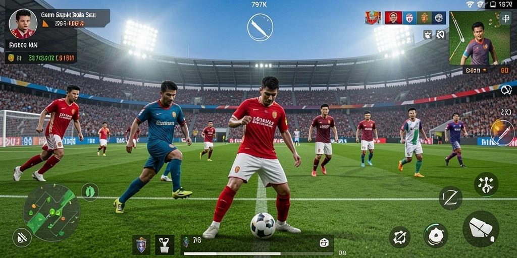 Screenshot gameplay 797K menampilkan aksi seru dan grafis berkualitas tinggi.