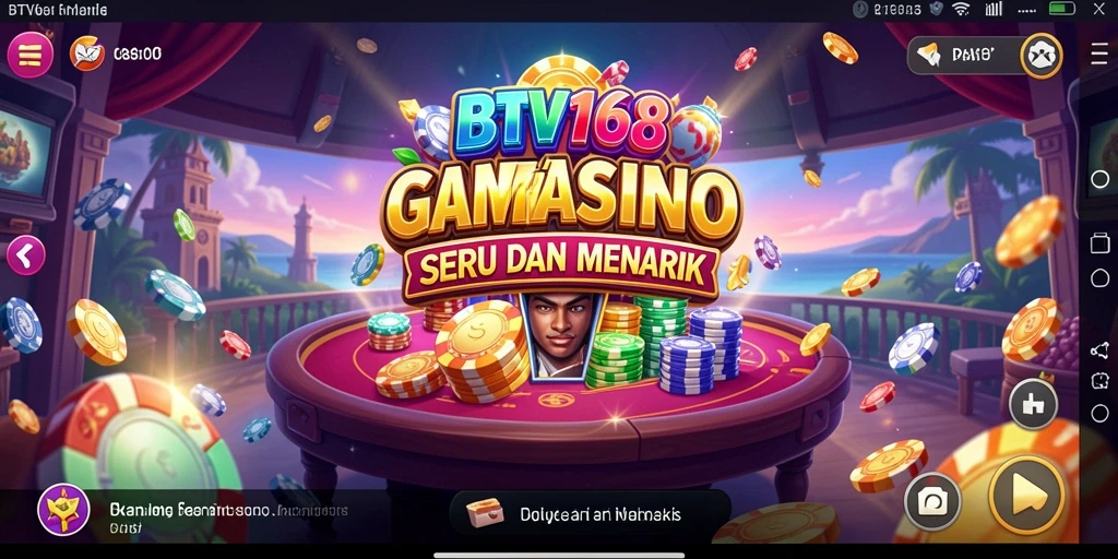 Tampilan permainan Kasino yang menakjubkan dan interaktif.