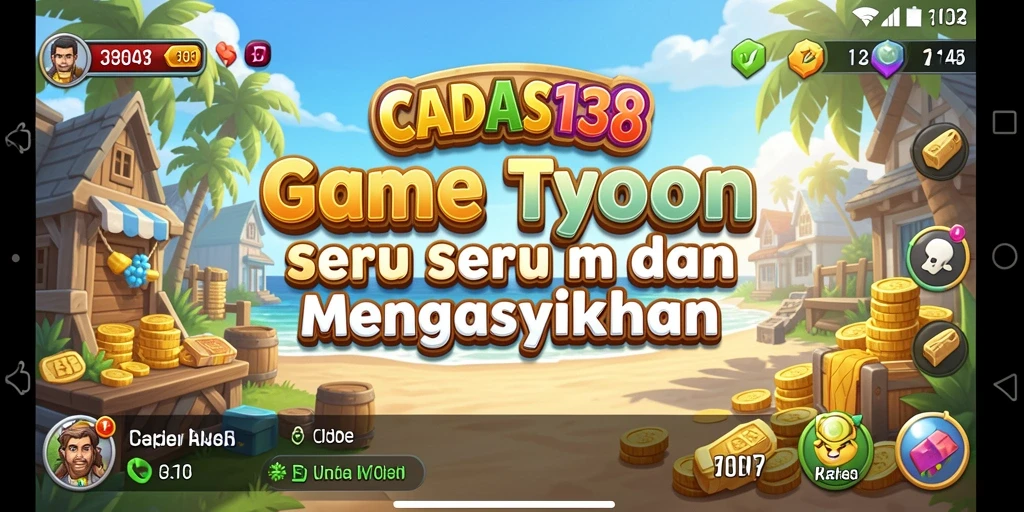 Tangkapan layar dari gameplay seru dalam CADAS138.